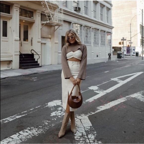 NEW WITH TAGS!  ZARA arm warmer sweater. Sz. M - Picture 5 of 7